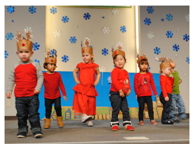 Children playing at Sunshine Montessori