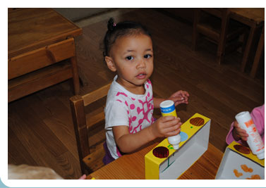 Child doing Arts & Crafts